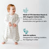 Picture of Tealbee Dreamsuit: Toddler Sleep Sack with Feet 3T-4T - 0.8 TOG Lightweight Baby Wearable Blanket for Walkers - Rayon made from Bamboo, Organic Cotton Sleeping Bag - Checkered