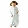 Picture of Tealbee DREAMSUIT: Toddler Sleep Sack with Feet 2T 3T - 0.8 TOG Lightweight Baby Wearable Blanket for Walkers - Rayon Made from Bamboo, Organic Cotton Sleeping Bag - Croissant