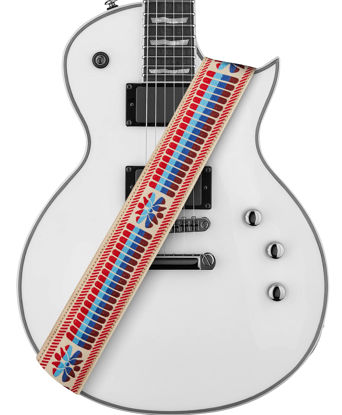 Picture of AMUMU Guitar Strap Color Stripe Woven for Bass, Electric & Acoustic Guitar Accessories
