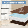 Picture of Smiry Waterproof Dog Blanket, Reversible Dog Bed Cover Pet Blanket, Soft Pet Couch Covers for Sofa Washable, Bed Couch Sofa Furniture Protector for Puppy Cat Kids (30"x70", Brown/Chocolate)