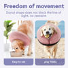 Picture of Loflaze Soft Inflatable Dog Cone Collar for Large Medium Small Dogs Cats After Surgery - Dog Neck Donut, E Collar, Elizabethan Collar Alternatives for Dogs Recovery