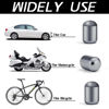 Picture of JUSTTOP 4PCS Car Tire Valve Stem Caps, Air Caps Cover, Universal for Cars, SUVs, Bike, Trucks and Motorcycles, Car Wheel & Tire Exterior Accessories-Glossy