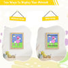 Picture of 3 Pack 8.5x11 Kids Art Frames Natural, Kids Artwork Frames Changeable Child Artwork Picture Display Front Opening, Rustic Children Storage Frame Hold 50pcs Craft, Drawing, Art Project, Schoolwork