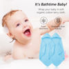 Picture of SWEET DOLPHIN Muslin Hooded Baby Bath Towels - 2 Pack 100% Cotton Towel for Babies, Infants, Toddlers - 32x32Inch - Highly Absorbent and Newborn Essential, Blue