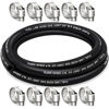 Picture of HOUSUN Fuel Line 3/8 Inch ID, Fuel Hose 10FT, J30R7 Fuel Line Hose NBR with 10 Clamps.