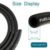 Picture of HOUSUN Fuel Line 3/8 Inch ID, Fuel Hose 10FT, J30R7 Fuel Line Hose NBR with 10 Clamps.