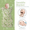 Picture of Knirose Swaddle Blanket Sleep Sack with Arms Up Design 2 Packs, Hands Up Sleeping Sack 3-Way Transitions to Arms-Free Wearable Sleeping Bag for Newborn Baby Boys Girls Snug Fit Calms Startle Reflex