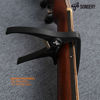 Picture of Sondery Capo for Classical Guitars Ultra Light Metal Capo with Premium Black Color for Nylon Strings Wide Neck Guitars Extremely Constructed with Steel Spring Trigger