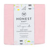 Picture of HonestBaby unisex baby Organic Terry Cotton Changing Pad Cover, Light Pink, One Size US