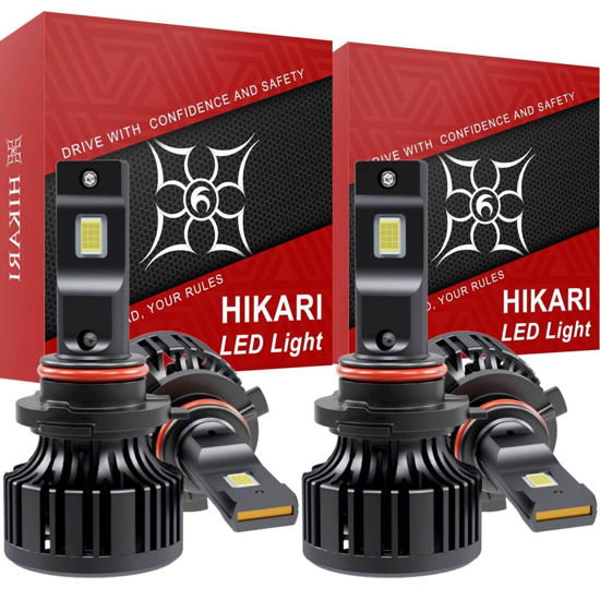 Picture of Hikari 2025 Core 40000LM 9005/HB3 & 9006/HB4 LED Fog Light, 45W Core LED Fog Light, 6000K Cool White, IP68 Waterproof,Plug & PlayPack of 4