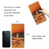Picture of TILDOSAC Leather Car Registration and Insurance Card Holder, Car Document Holder for Cards License with Magnetic Shut(Orange)
