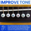 Picture of Crosby Unslotted Pure Bone Bridge Pins with Abalone Dot Inlay for 6 & 12 String Acoustic Guitar