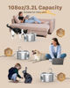 Picture of Pet Water Fountain Stainless Steel: 108oz/3.2L Cat Water Fountains for Cats Indoor - Metal Cat Fountain Bowl - Faucet Kitty Water Fountains with Led Light - Cat Pet Water Fountain for Drinking