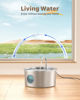 Picture of Pet Water Fountain Stainless Steel: 108oz/3.2L Cat Water Fountains for Cats Indoor - Metal Cat Fountain Bowl - Faucet Kitty Water Fountains with Led Light - Cat Pet Water Fountain for Drinking
