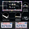 Picture of NBTEPEM 27 PCs Multicolor Bling Car Accessories Set for Women, Bling Steering Wheel Covers Universal Fit 15 Inch, Bling License Plate Frame, Bling Phone Holder, Bling Car Coasters
