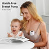 Picture of TSRETE Breast Pump, Double Wearable Breast Pump, Electric Hands-Free Breast Pumps with 2 Modes, 9 Levels, LCD Display, Memory Function Rechargeable Double Milk Extractor-24mm Flange, White