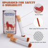 Picture of Nocciola 3 Packs Squeaky Puff Stick Dog Toys, Funny Interactive Plush Puppy Toys, Pitbull Husky Frenchie No Stuffing Puppy Toys for Small to Medium Breed, Dog Accessories Boy- CHEWGARETTE