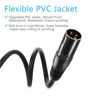Picture of JLPOW 6ft DMX Cable, Gold-Plated 3 Pin Signal XLR Male to Female DMX Cable Wire, Best for DJ Stage Lighting Moving Head Lights Par Light (4 Pack)