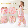 Picture of HOMEAL Toddler Sleep Sack 12-18 Months, 1.0 TOG Toddler Sleeping Sack 18-24 Months with Legs, Baby Sleep Sacks, Wearable Blanket Baby, Sleeveless Toddler Sleep Sack Baby