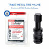 Picture of CKAuto 5 Pcs VS43/TR43E Tubeless Metal Clamp-in Valve Stems, Black Finish