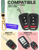 Picture of for Honda Civic Key Fob Cover and Leather Keychain - Full Cover Key Case for Honda Accord, CR-V SE, CRV LX, HR-V - 2014-2022 TPU Keyfob Cover Compatible with MLBHLIK6-1T - Green and Gold