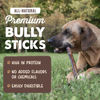 Picture of Mighty Paw Naturals 12" Bully Sticks for Dogs - Grass Fed Beef Chews. Dog Bully Sticks for Large Dogs, Medium and Small Breeds. Lower Odor Treats for Small Pets. Single Ingredient
