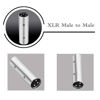 Picture of JOMLEY XLR Male to Male Adapter, 3 Pin XLR Male to XLR Male Microphone Cable Adapter - 2 Pack