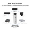 Picture of JOMLEY XLR Male to Male Adapter, 3 Pin XLR Male to XLR Male Microphone Cable Adapter - 2 Pack