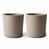 Picture of mushie Dinnerware Cups For Kids | Made in Denmark, Set of 2 (Vanilla)