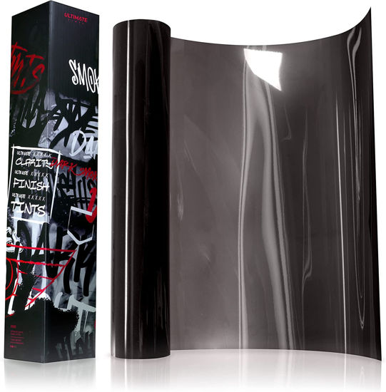 Picture of VViViD+ Ultimate Headlight Taillight Tint Vinyl Wrap (12" x 7ft, Dark Smoke)