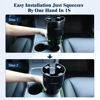 Picture of Car Cup Holder Expander, Cup Holder Expander for Car with Stretchable Rubber Base, Large Cup Holder Adapter Compatible with Yeti, Hydro Flask, Nalgene, Stanley, Owala, Bottles in 2.8”-4.13”, 1 Pack