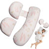 Picture of Pregnancy Pillow for Pregnant Women, Maternity Pillow for Sleeping with Detachable and Adjustable Pillow Cover, Pregnancy Body Pillow Support Legs, Back, Belly, HIPS