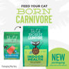 Picture of Tiki Cat Born Carnivore Indoor Health, Trout & Menhaden Fish Meal, Grain-Free Baked Kibble to Maximize Nutrients, Dry Cat Food, 12 lbs. Bag