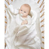 Picture of Konssy Waffle Baby Blankets, Nursery Blankets for Boys Girls, Swaddle Blankets Neutral Soft Lightweight Toddler and Kids Throw Blankets(White)