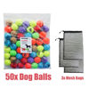 Picture of insum Tennis Ball for Dog Pack of 50 Colorful Easy Catching Pet Dog Ball (2.5inch-4colors)