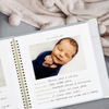 Picture of Keepsake Baby Memory Book for Boys and Girls - Timeless First 5 Year Baby Book - Neutral Journal Scrapbook or Photo Album - Record a Milestone for Every Event from Birth to Age 5