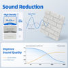 Picture of 12 Pack Acoustic Panels with Self Adhesive, 12" X 12" X 0.4" High Density Sound Proof Foam Panels for Walls, Soundproof Wall Panels, Brick Sound Absorbing Panels for Home Studio Office Decor - Gray