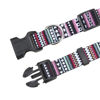 Picture of Mihqy Dog Collar and Leash Set with Bohemia Floral Tribal Geometric Patterns - Soft Ethnic Style Collar Adjustable for Small Medium Large Dogs(Bohemian Purple Set,L)