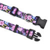 Picture of Mihqy Dog Collar and Leash Set with Bohemia Floral Tribal Geometric Patterns - Soft Ethnic Style Collar Adjustable for Small Medium Large Dogs(Pink Floral Set,L)
