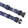 Picture of Mihqy Dog Collar and Leash Set with Bohemia Floral Tribal Geometric Patterns - Soft Ethnic Style Collar Adjustable for Small Medium Large Dogs(Blue Floral Set,XS)