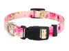 Picture of Mihqy Dog Collar with Bohemia Floral Tribal Geometric Patterns - Soft Ethnic Style Collar Adjustable for Small Medium Large Dogs（ Pink Rose, M ）