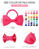 Picture of Jollybows 80 Pcs Hair Bow Tie For Girls - Baby Mini Hair Tie Bows Elastic Hair Accessories For Toddler Infant