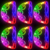 Picture of Aywewii LED Tambourine, Light Up Toys Handheld Musical Flashing Tamborine Autism Toys Party Supplies for Birthday Anniversaries Gifts for Kids Adults Teens (6 Pack)