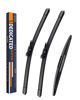 Picture of Replacement for Chevrolet Aveo 2012-2017, Chevrolet Sonic 2012-2017, Holden Barina 2011-2017 Silent Wipers -FAPIUO Front and Rear Windshield Pinch Tab Wipers 26"/15"+11" Full Blade Set (3 Pack)