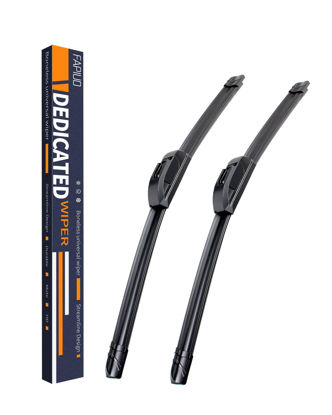 Picture of OEM Quality 26''+20'' FAPIUO Premium All-Season Automotive Replacement J-Hook Silent Wiper Blades (Set of 2)
