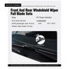 Picture of Replacement for Nissan Leaf 2011-2019 Silent Wipers -FAPIUO Front and Rear Windshield Wipers 26"/16"+10" Full Blade Set (3 Pack)