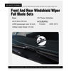 Picture of Replacement for Subaru Forester 2009-2013 Silent Wipers -FAPIUO Front and Rear Windshield Wipers 24"/18"+14" Full Blade Set (3 Pack)