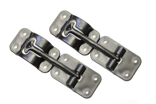 Picture of H. Bowes 2 Pack: RV T-Style Door Holder Catch 3-1/2" for Latch Holder Camper Trailer Cargo Hatch Black