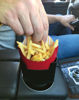 Picture of MAAD™ 'Fries on The Fly' Universal Car French Fry Holder for Cup Holder - Perfect White Elephant Gift Idea, Stocking Stuffer