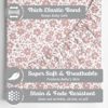 Picture of 2-Pack Crib Sheet for Standard Crib & Toddler Mattress (Antique Rose) - Premium Fitted Baby Crib Sheets Girl - Buttery Soft Cotton Blend - Crib Mattress Sheets Fitted - Baby Bed Sheets